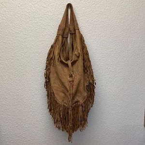 Cassandra Los Angeles Suede Fringe Purse